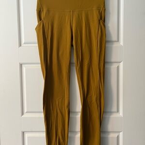 lululemon athletica Mustard Yellow Leggings
